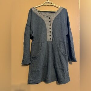 Free people button-Front Dress